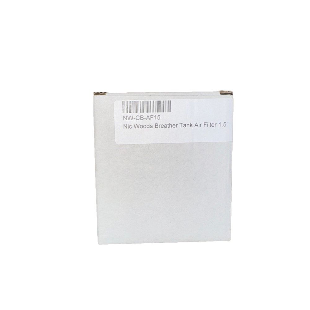 Nic Woods Racing Jr. Dragster Breathers NW-CB-AF15 – a white box with a barcode label on it