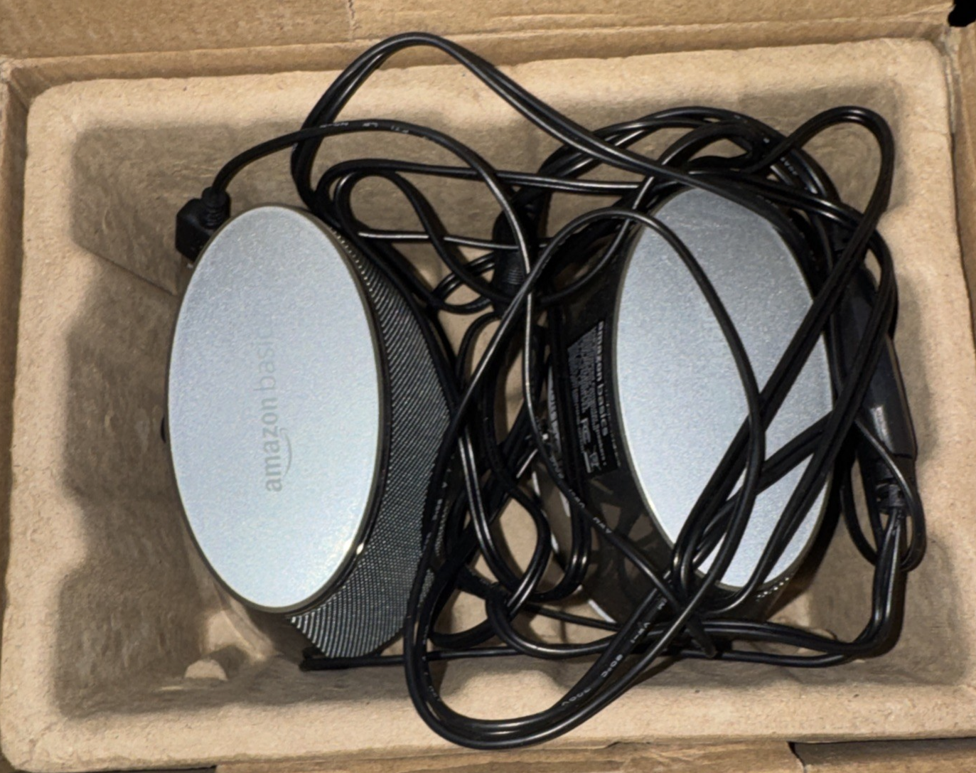 Amazon Basics USB Powered Computer Speakers With Dynamic Sound