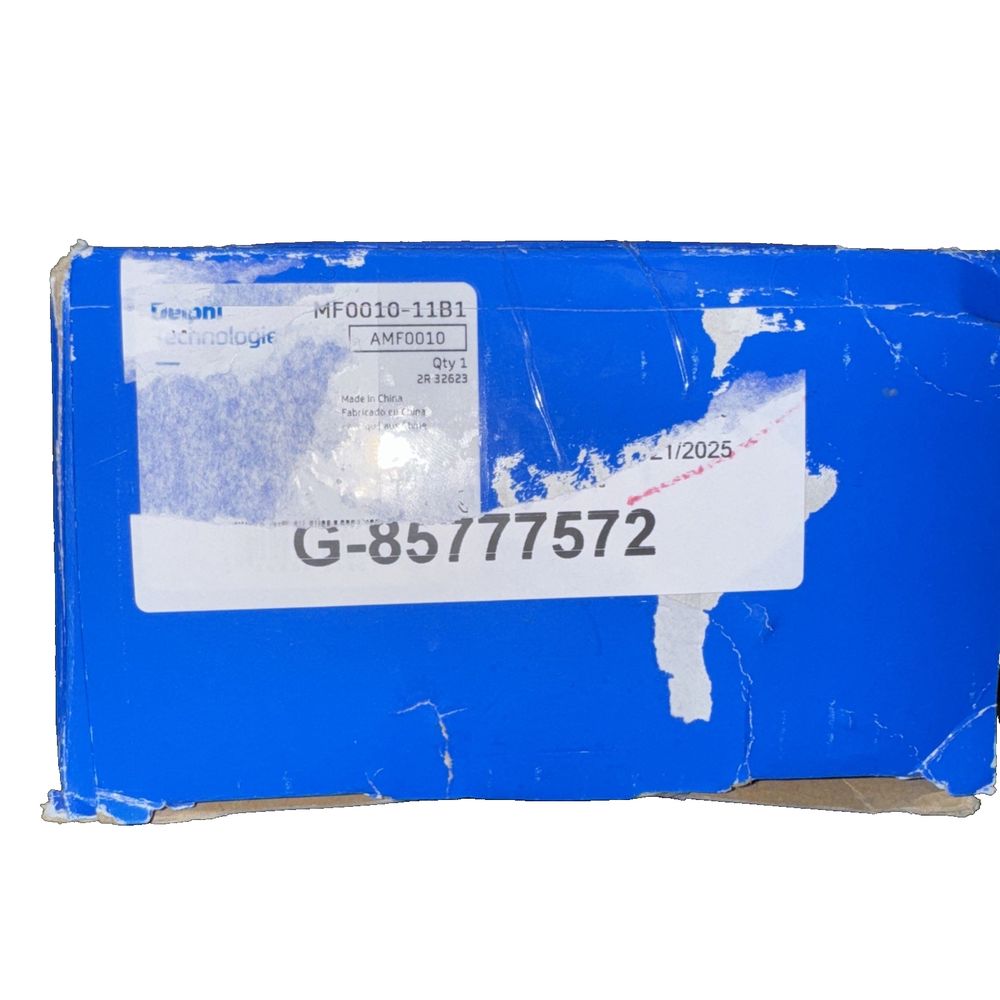 Delphi MF0010-11B1 Mechanical Fuel Pump – a blue box with a white label on it