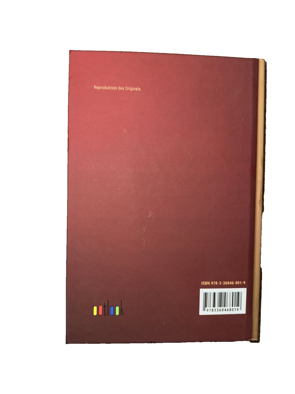 Old Bob - Der graue Hund von Kenmuir: in Grodruckschrift, DaveyDooDeals – a red hardcover notebook with a white background