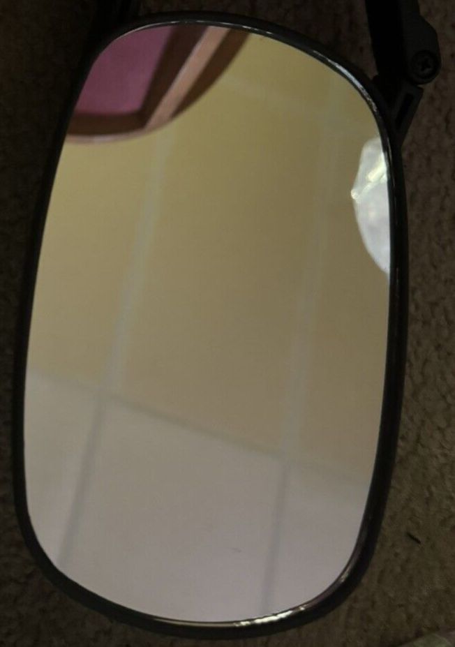 CIPA 11950 Adjustable Clip-On front Towing Mirror Black & Silver, 15.75 Inch – a pair of sunglasses with a mirror on the side
