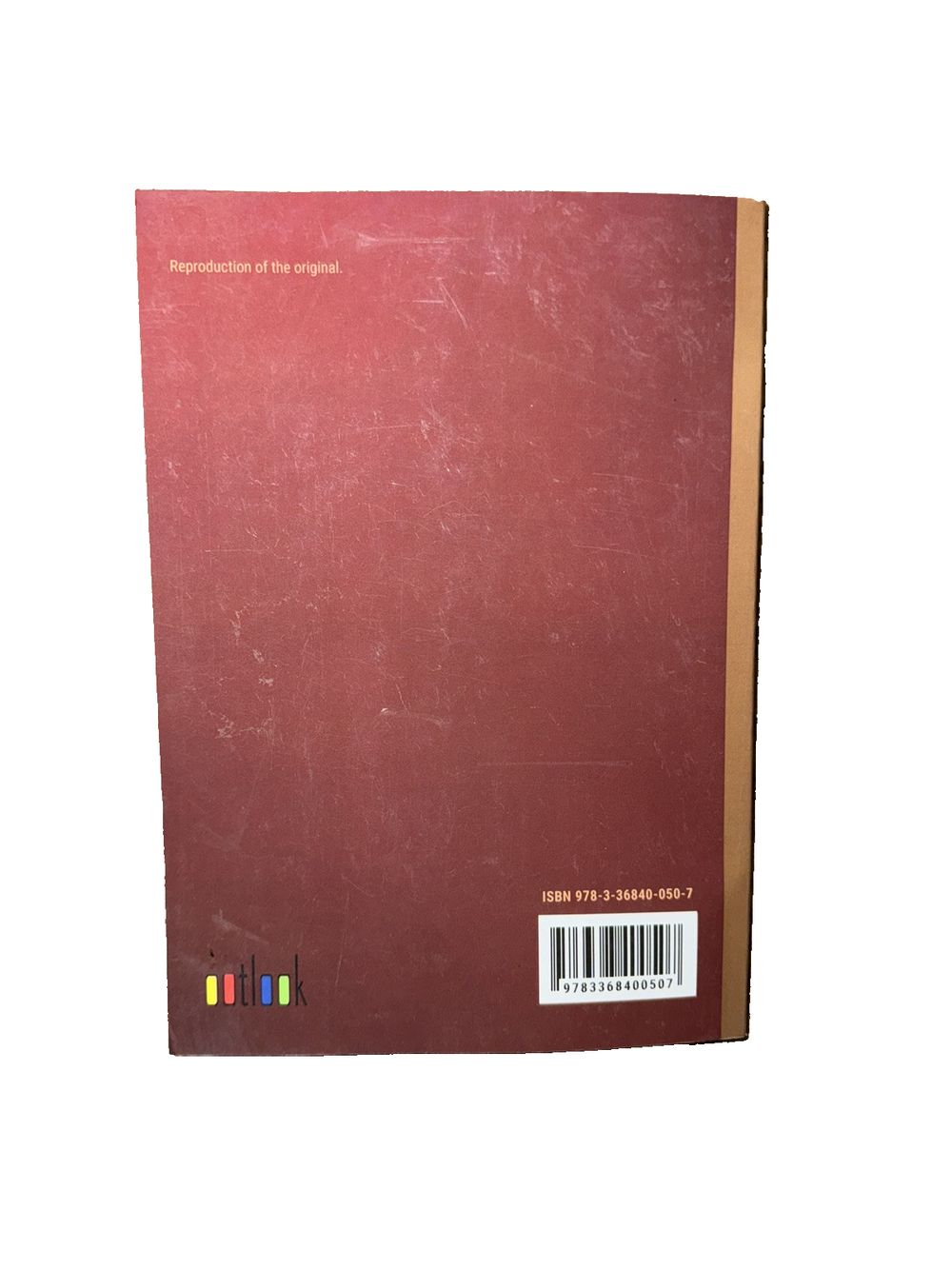 Over the Sliprails: in large print, DaveyDooDeals – a red hardcover book with a white background