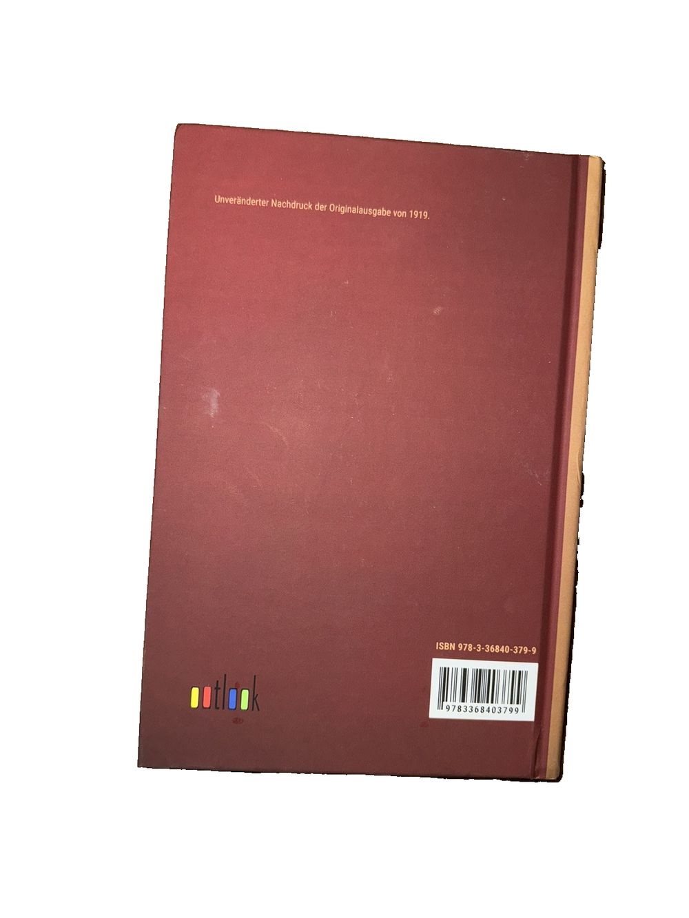 Von Alltag und Sonne, DaveyDooDeals – a red hardcover book with a white background