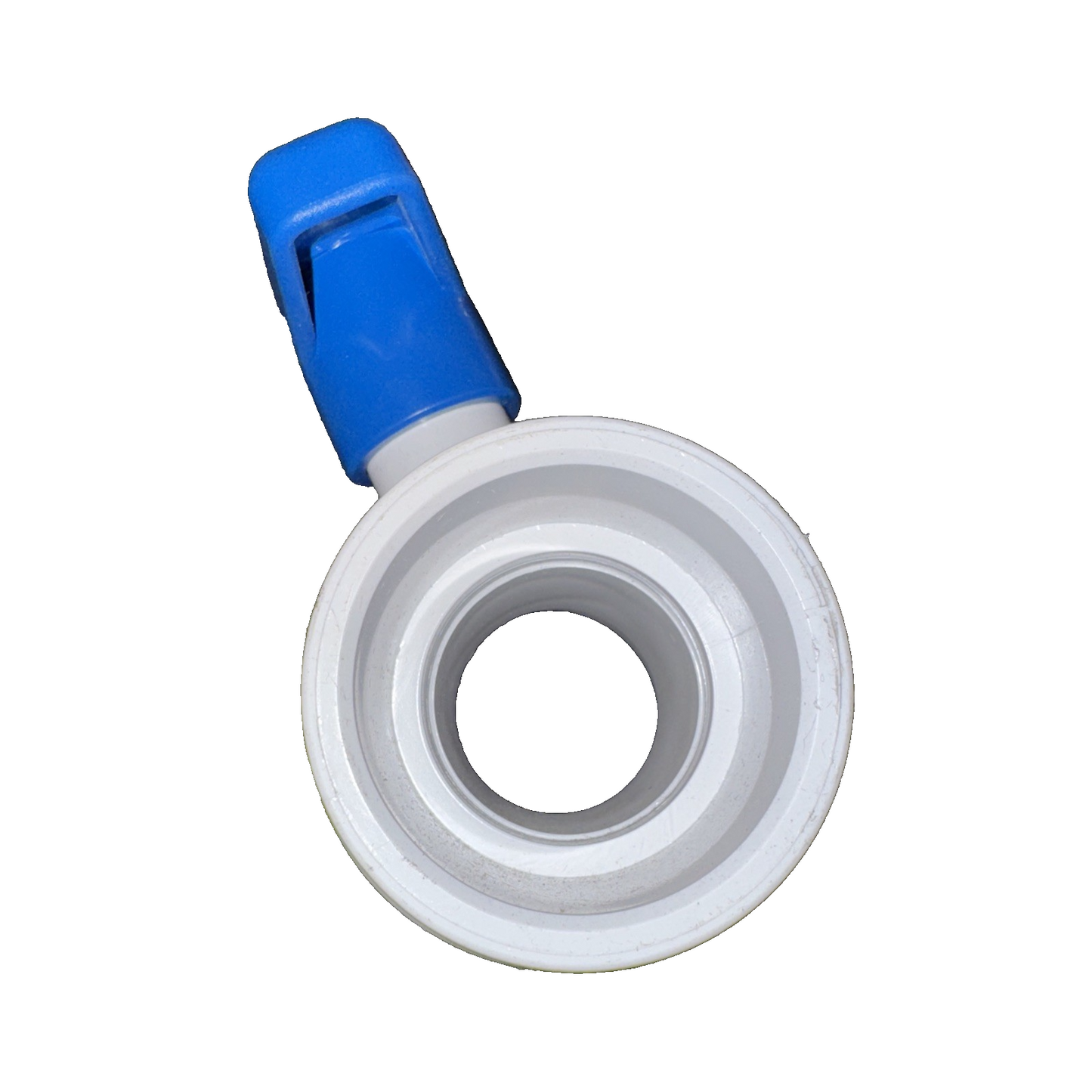 Praher 150-ES00 Econo-Seal Ball Valve, 1-1/2 In. Socket, PVC Schedule 40