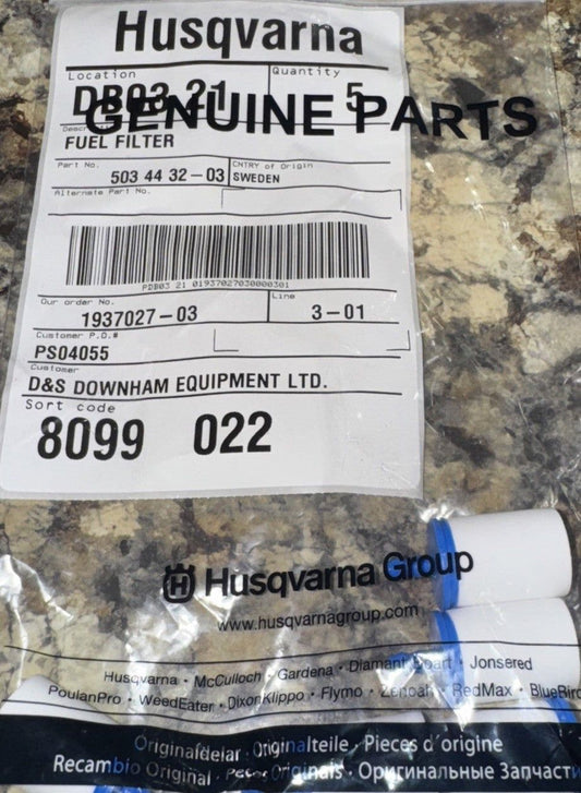 Husqvarna OEM Fuel Filter for 545, 550XP, 555, 560XP, 562XP, 565 5 Pack – a bag of gas gas gas gas gas gas gas gas gas gas gas gas gas gas…