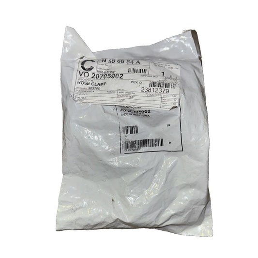 OEM VOLVO / MACK SET OF 1 SPRING CLAMPS P/N 20705902, DaveyDooDeals – a bag of white plastic bags with a white label