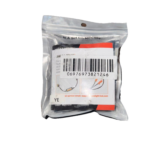 SEALIGHT F1S H11 H8 H16 LED Fog Light Bulbs, AmberYellow 12000LM 2 Pack – a bag of wire wire