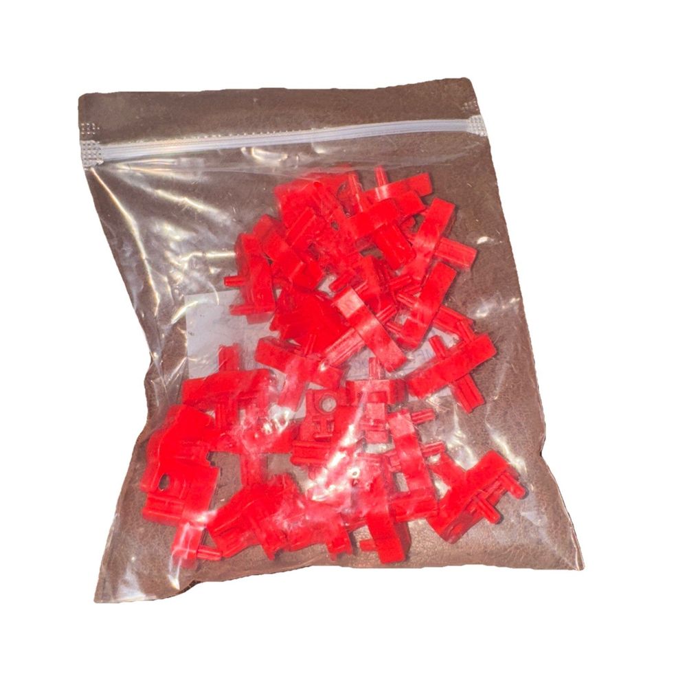 Toolgrid TGR51007 TGH-04PS 1/4 DRIVE SOCKET HOLDER - SAE 25 PCS – a bag of red plastic cubes