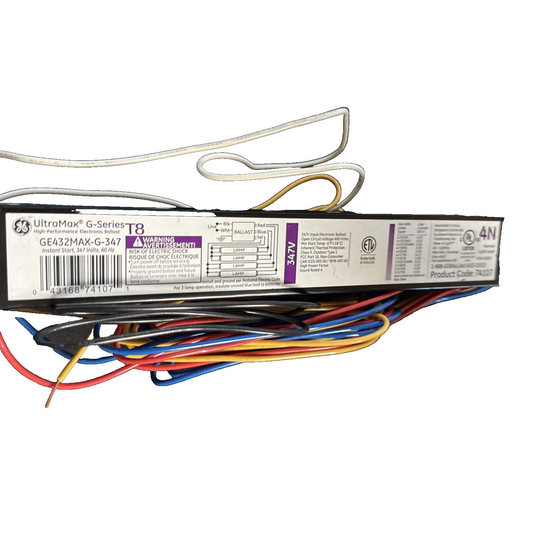 GE GE432MAX-G-347 74107 Proline T8 Electronic Ballast