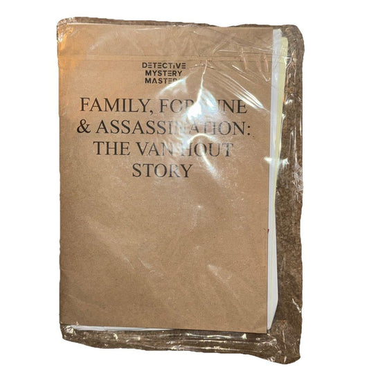 Detective Mystery Masters CASE #1 The Van Hout Story – the cover of the book, ' emily and ass on the way '