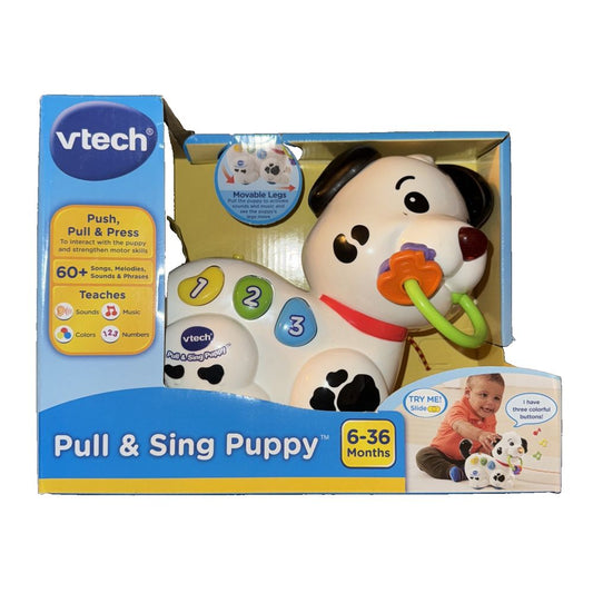 VTech Pull and Sing Puppy Learning Toy New in Box – vth pu & snu puppy