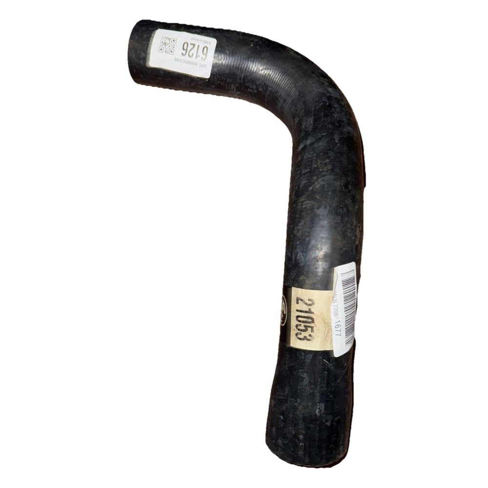 GATES - 21053 - Lower Radiator Or Coolant Hose – a black pipe with a white background