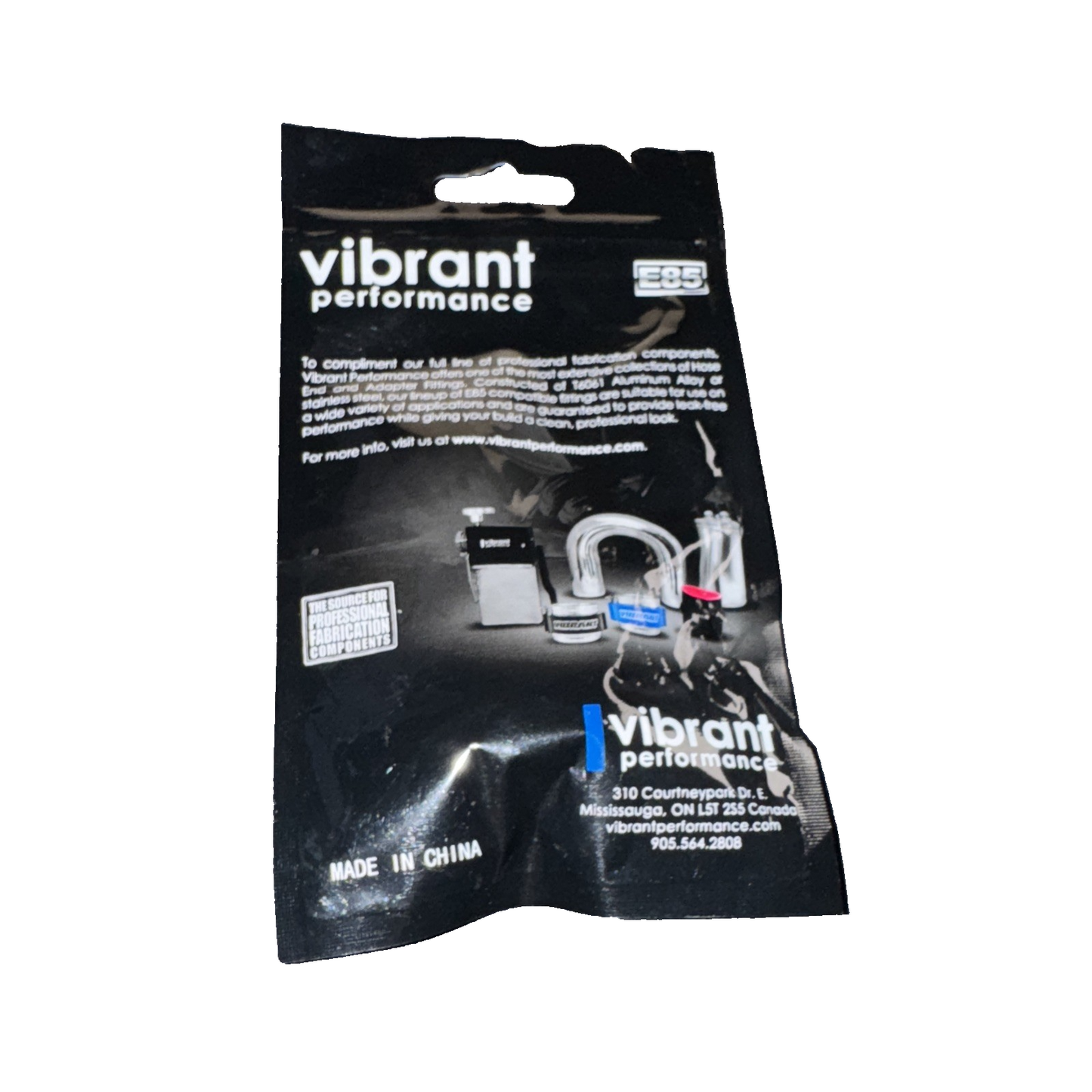 Vibrant Performance 11216 Barb Fitting Size: -6AN Female x 3/8in. Barb 6061