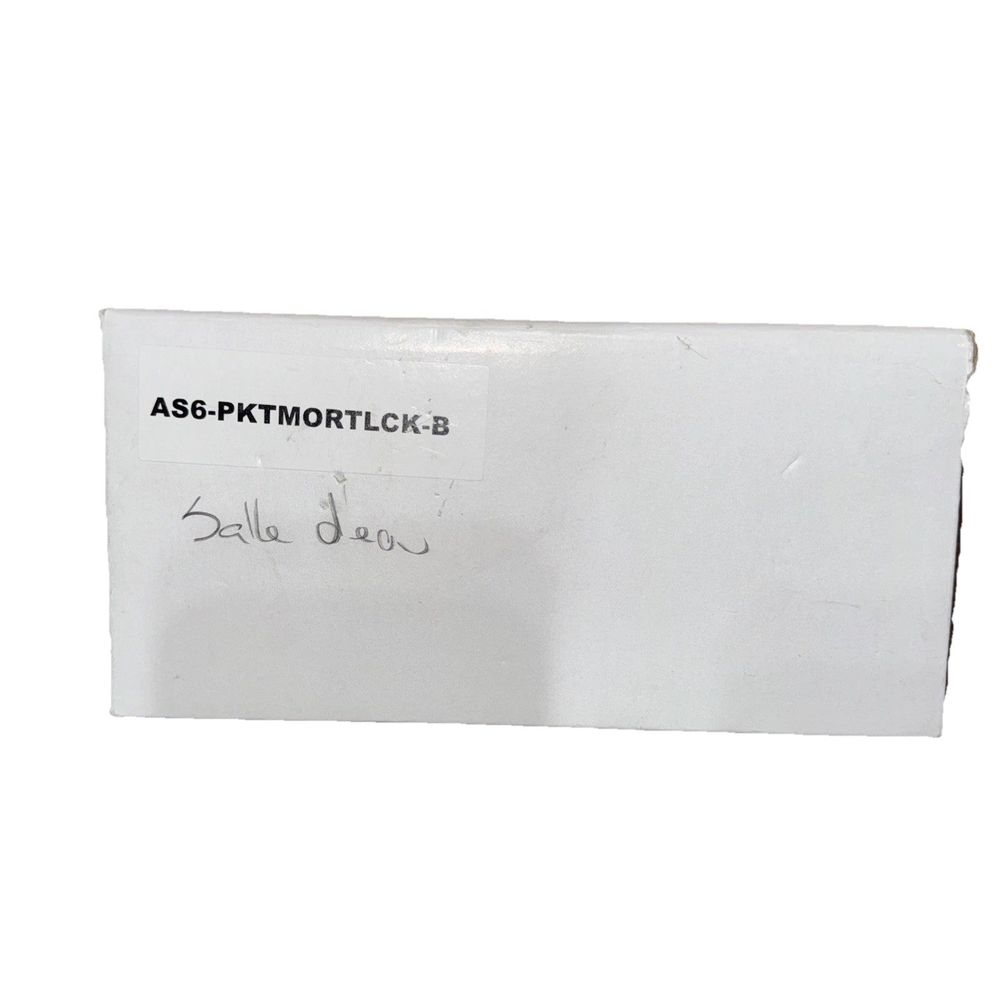 Emtek 2185 Square Privacy Pocket Door Mortise Lock, Emtec – a white box with a black and white label
