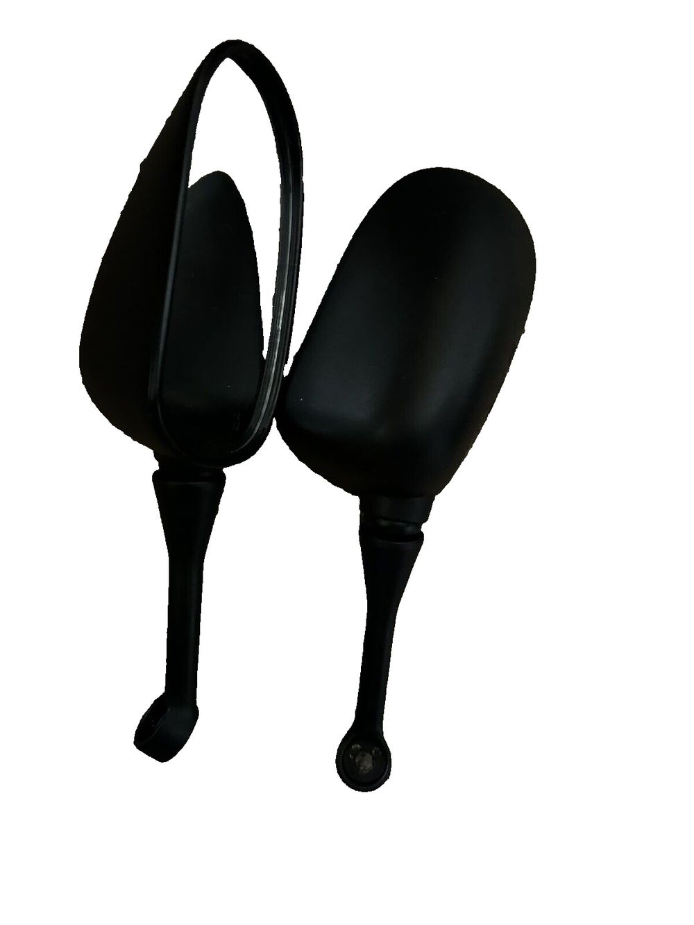 OKSTNO Motorcycle Rearview Mirror For CBR 600 RR 2003-2012 - 1000RR 2004-2006 B – pair of black plastic mirrors