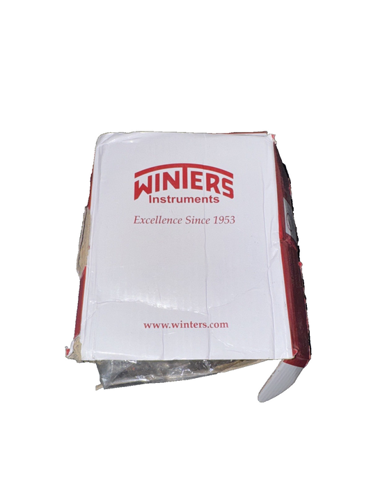 Winters PFQ Series Stainless Steel 304 Dual Scale Liquid Filled Pressure Gauge