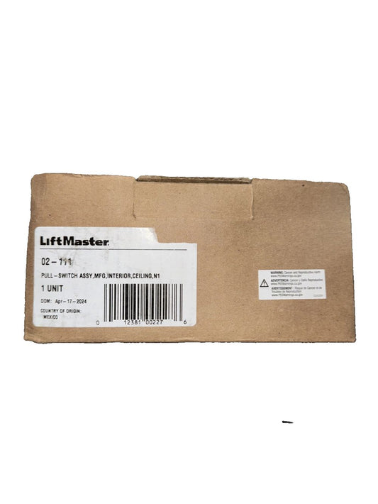 Lift Master 02-111 Pull Switch Assembly – a box of litsters
