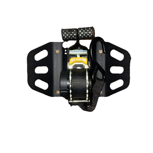 X Tangle Cargo Control Retractable Mounted Ratchet Strap For F150 (No Hardware), Xtangle – a black bicycle pedal with a yellow light