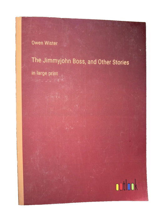 The Jimmyjohn Boss, and Other Stories: in large print, DaveyDooDeals – the cover of the book, titled by the author