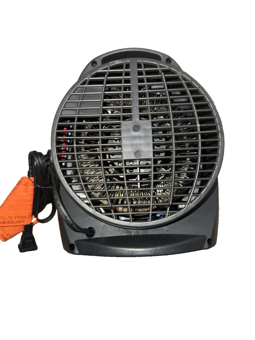 Black+Decker Bhd101b 1500-Watt Personal Desktop Heater 8.4 Inches X 5.2 Inches X – a black fan with a white background