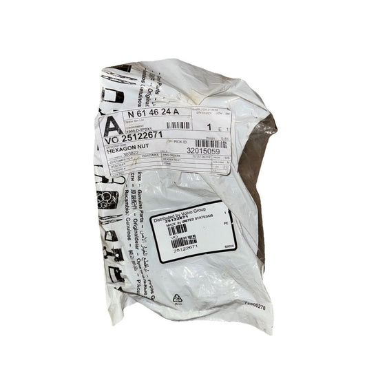 5310-01-155-7389 Axle Nut Volvo 25122671 Fits K-500-CH-1815 1000318 25QJ168, DaveyDooDeals – a white plastic bag with a label on it