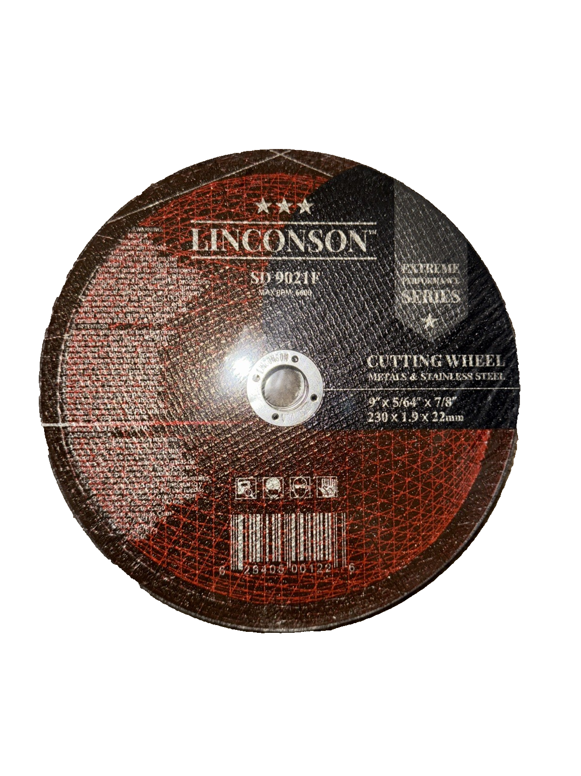 Linconson 10 Pack 9" Cut Off wheel For Metal & Stainless steel