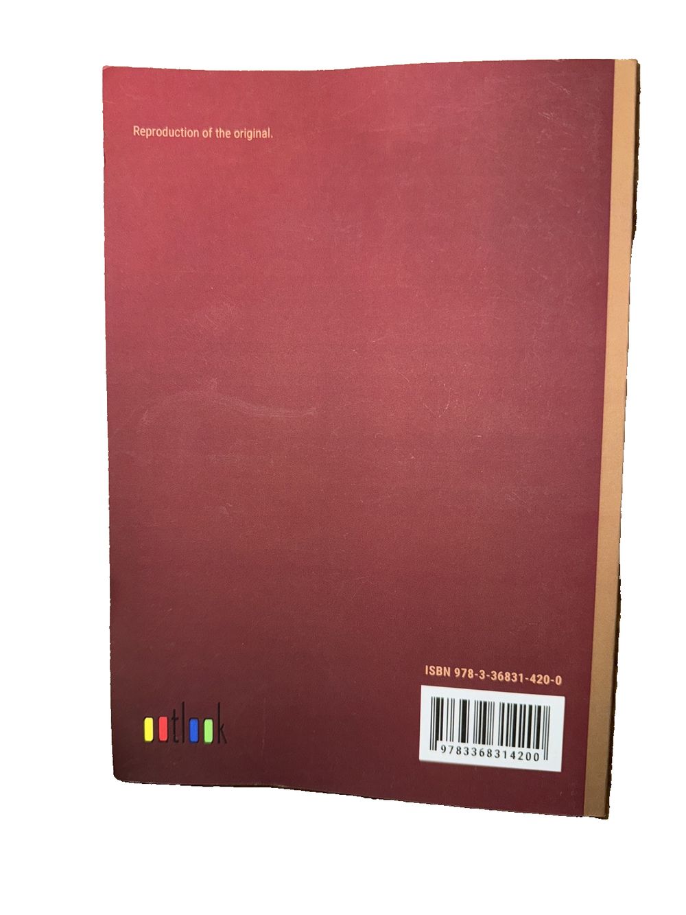 Penelope's Postscripts: in large print, DaveyDooDeals – a red hardcover book with a white background