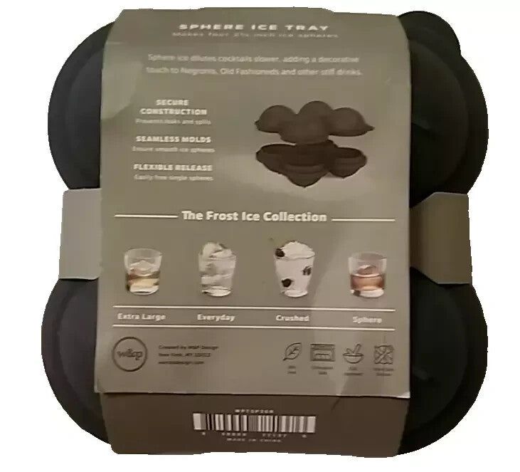 Frost Sphere Ice Tray - 4x 2.5" Round Ice Balls for Cocktails, Whiskey, & More – the first aid® travel pillow