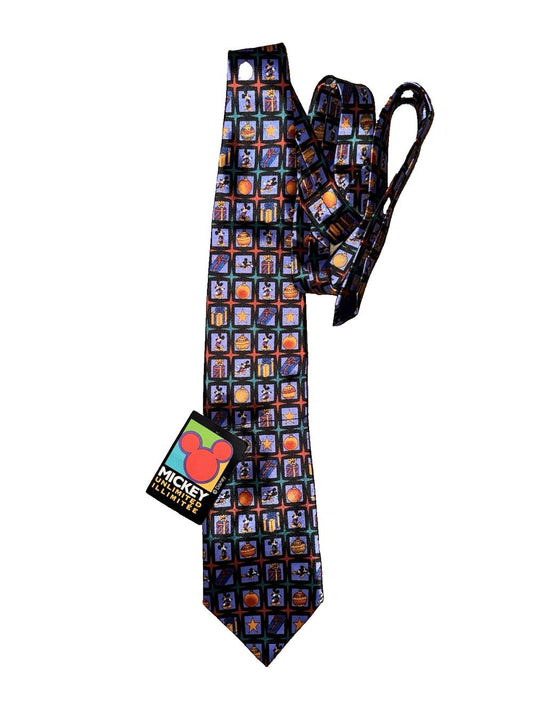Vintage Mickey Unlimited Tie Mickey Mouse Christmas Tie – a tie with a picture of a man on it