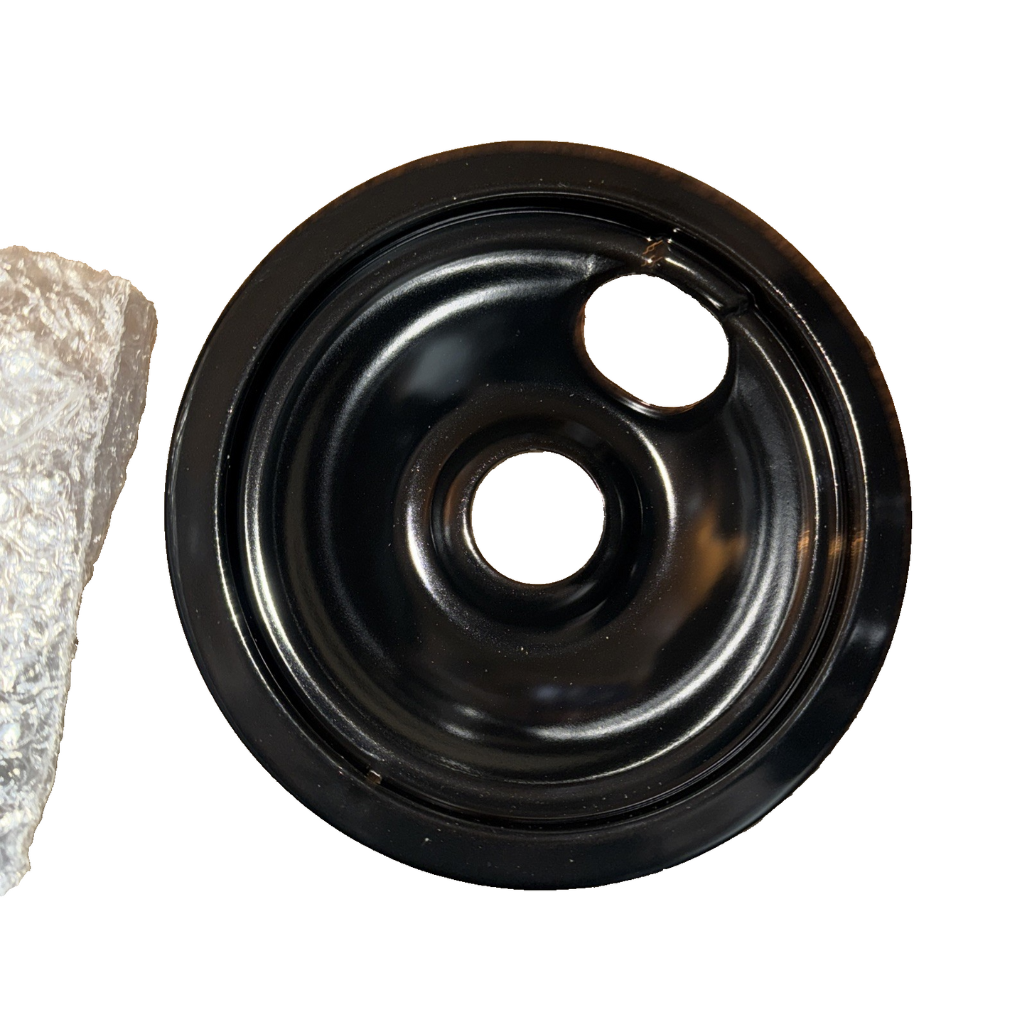 ApplianceMates Black Porcelain Drip Pans 4-pack 318067041 & 318067051 (4 Total)