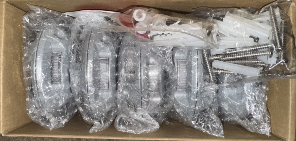 5 Pack of Solar Dock/Deck Lights Volisun, Unbranded – a box full of assed parts