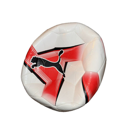 Puma Prestige Ball Size 5 – a soccer ball with a red and white design