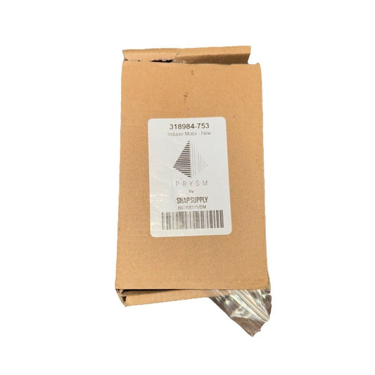 318984-753 Furnace Inducer Draft Draft Motor Assembly, PRYSM – a cardboard box with a label on it