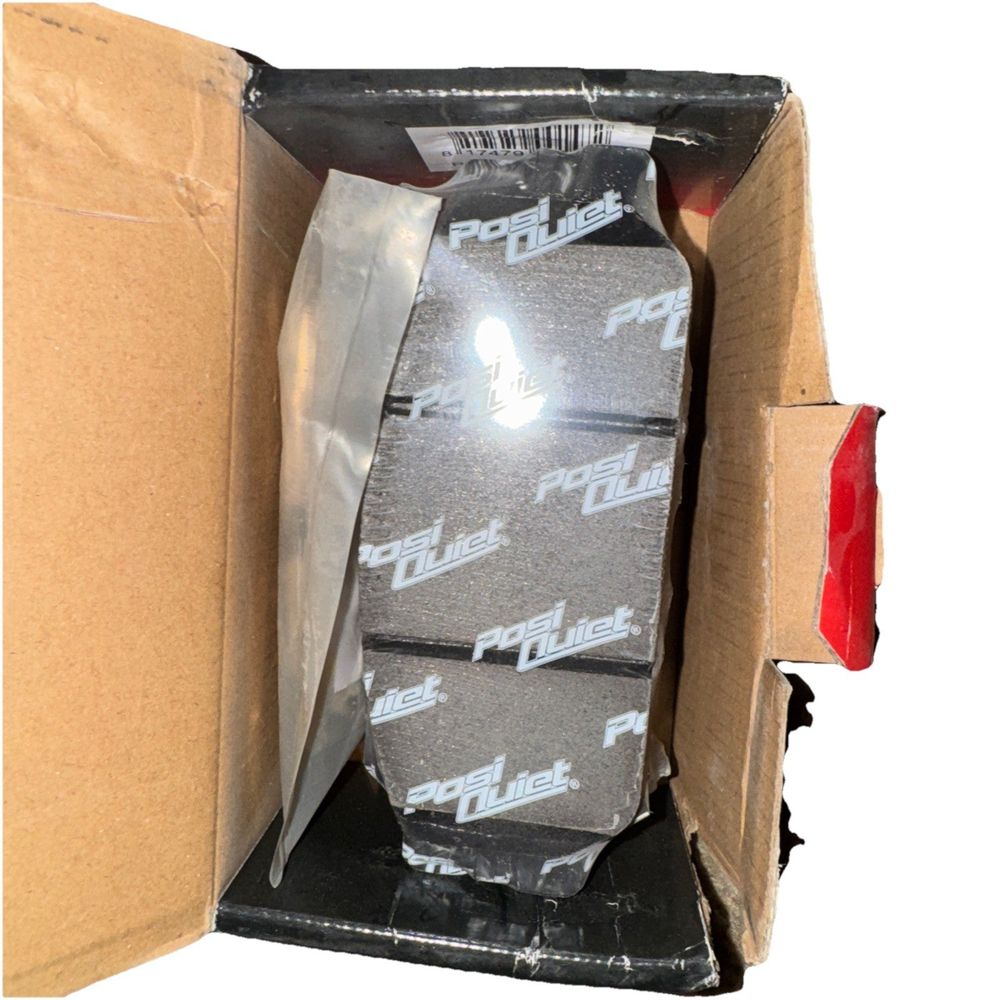 Posi Quiet Ceramic Brake Pads with Shims 105.20360 – a box with a pair of brake pads