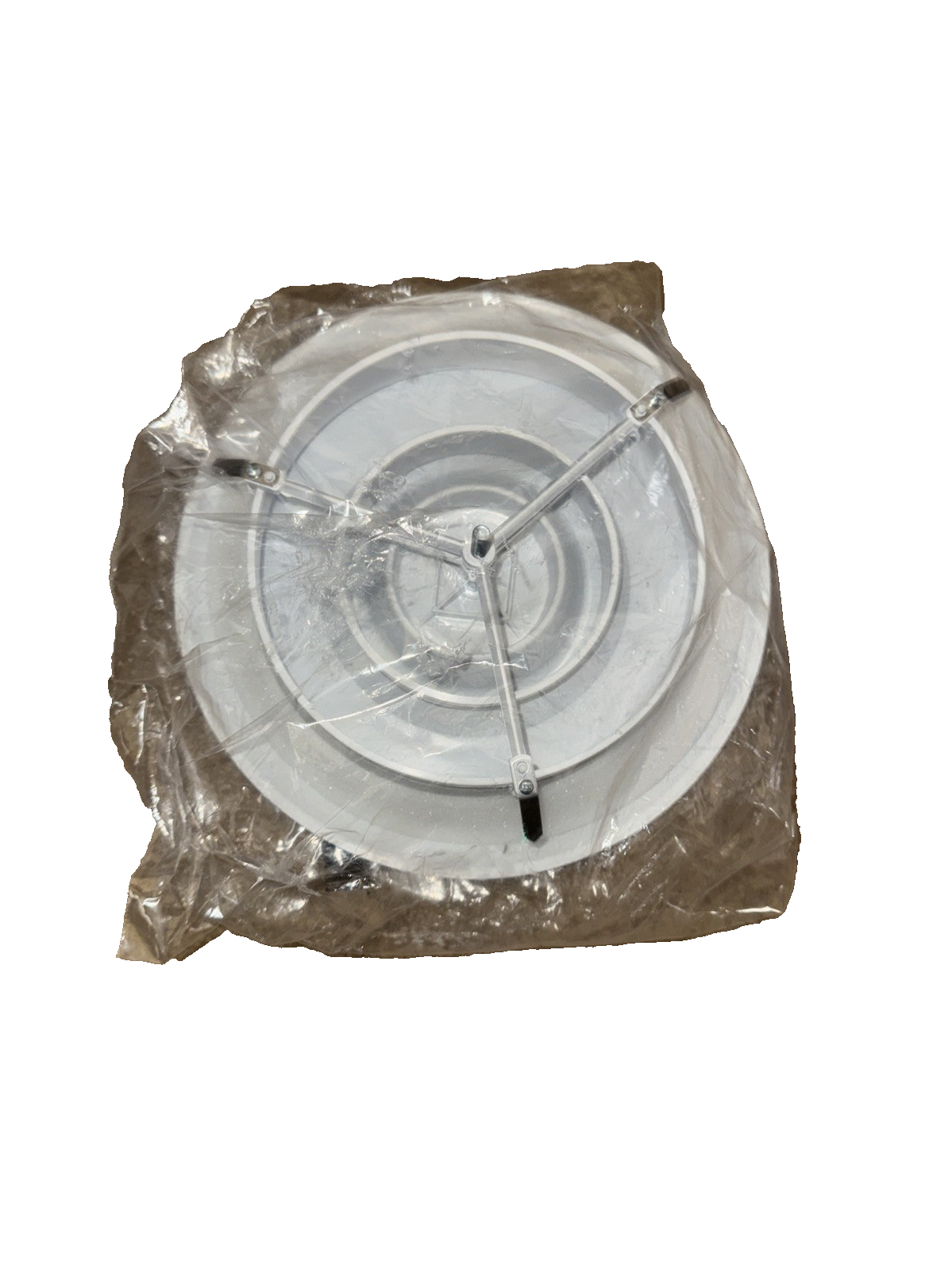 Easy Air EAG8 Step-Down Face Round Ceiling Diffuser, 8 in, White