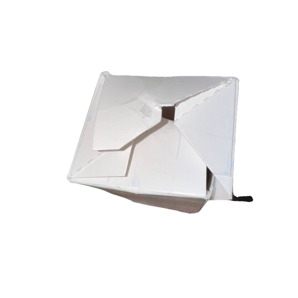 Watts 1/2 In 9DM3 CAN 1/2 Dual Check Valve With Vent 0062025 – a white box with a hole in the middle