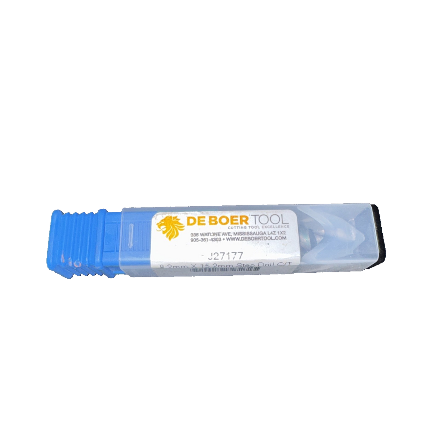 De Boer Tool J27177 8.2MM x 15.2MM Step Drill C/T