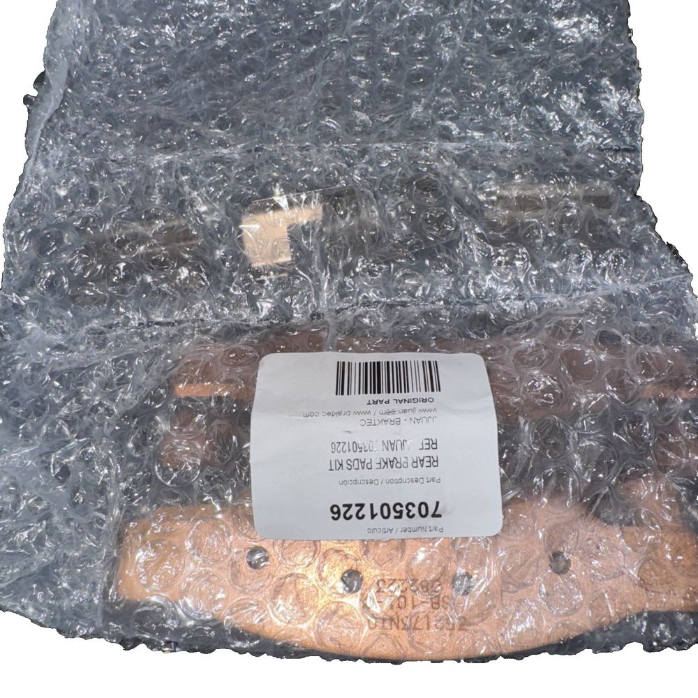 Dual Piston Brake Pad Kit 703501226 - Can-Am Accessories, BRP – a bag of bread with a label on it