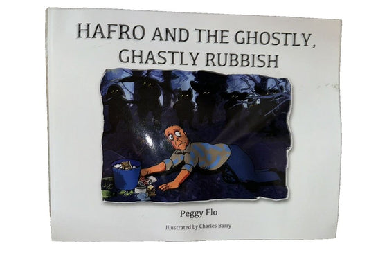 Hafro and the Ghostly, Ghastly Rubbish, DaveyDooDeals – the book cover for the book hao and the ghostly