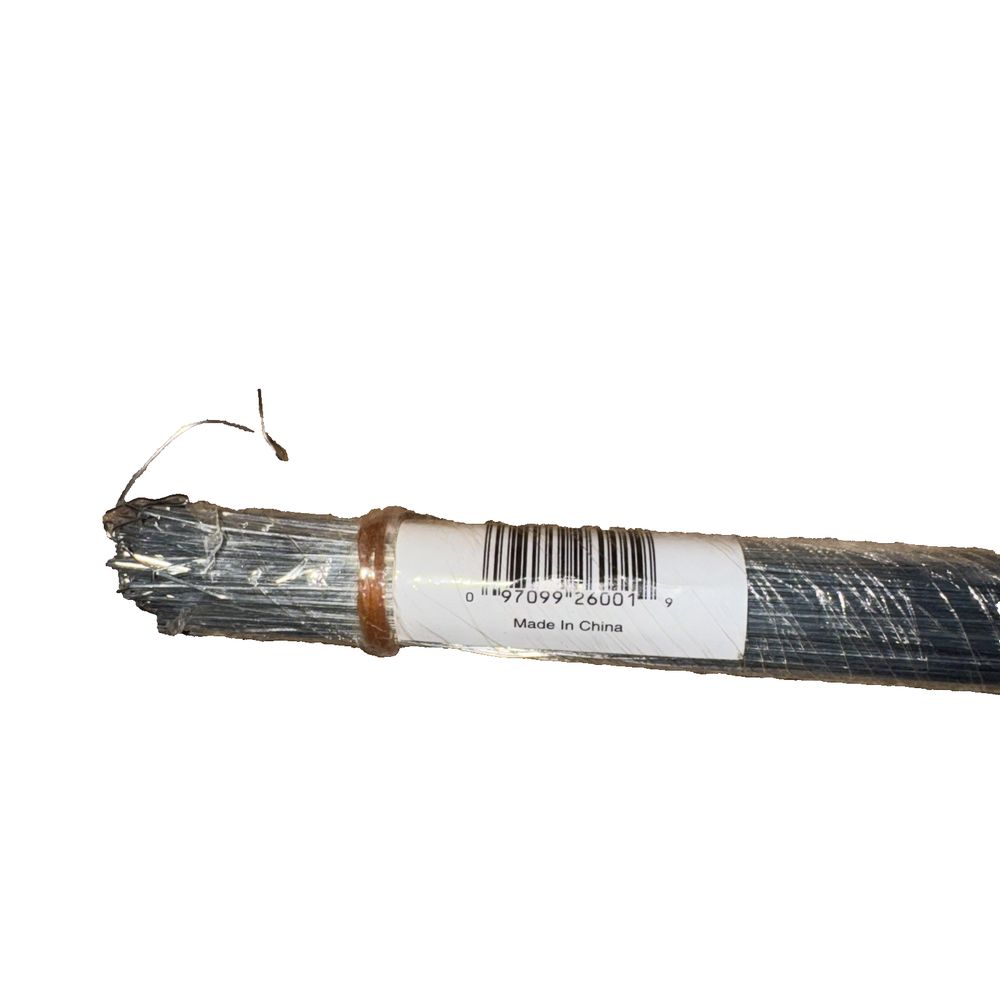 Advantus Tag Wires Wire 2612TW 1000 pack Damaged end, DaveyDooDeals – a roll of black and white paper with a white stripe