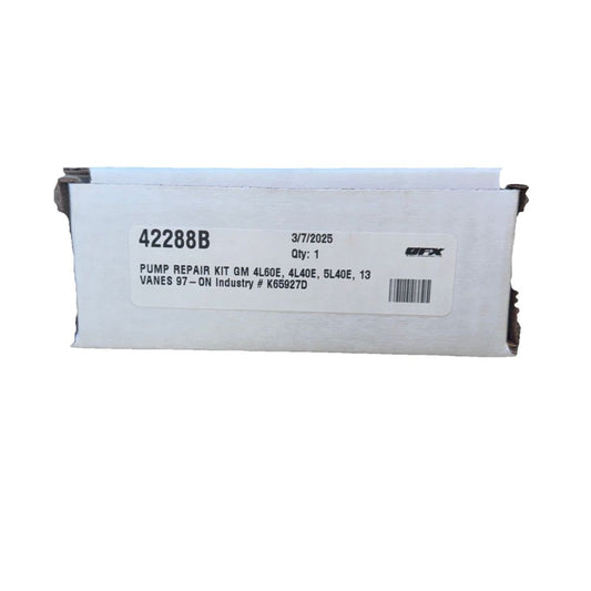 Complete Pump Rotor/Slide Package 13-Vane 4L40E/60E/65E/70E, 5L40/50 (#42288B), GFX PRo – a white box with a label on it