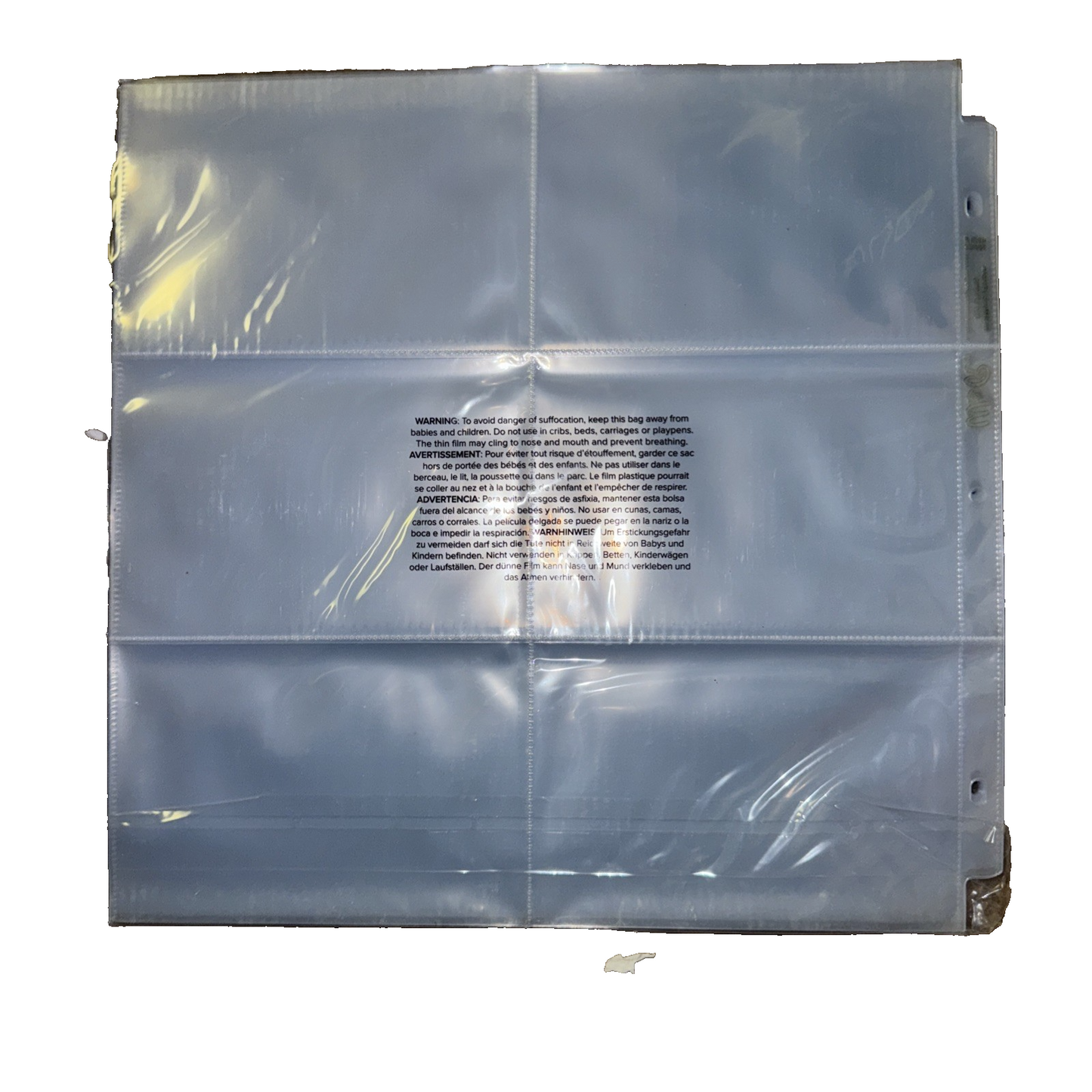12X12 Page Protectors, 6-4X6 Pockets (50 Pack) (Open Box)