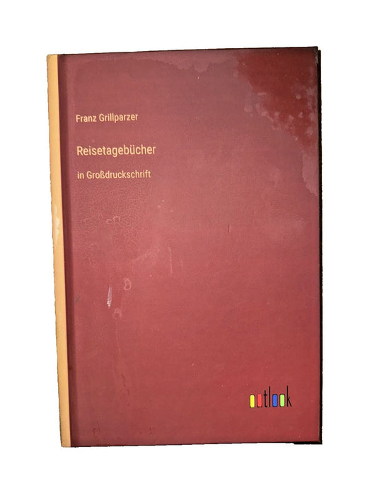 Reisetagebcher: in Grodruckschrift, DaveyDooDeals – a book with a red cover and gold lettering