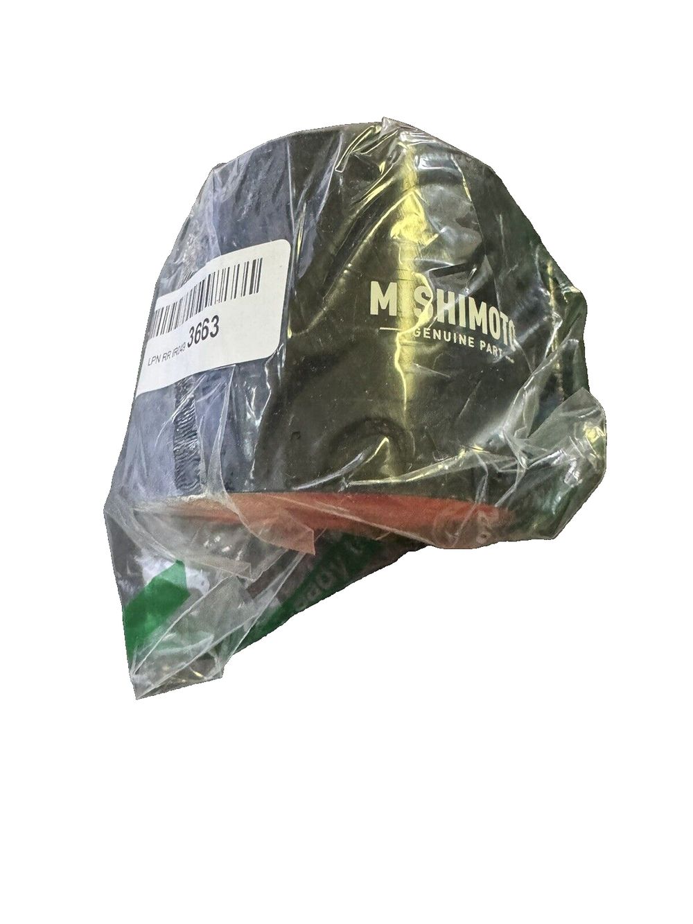 Mishimoto MMCP-4SBK 4" Straight Coupler, Black – a plastic bag with a plastic handle