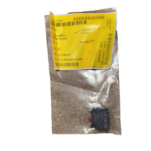 4360476 TERMINAL, BLOCK, Unknown – a bag of brown paper with a yellow label