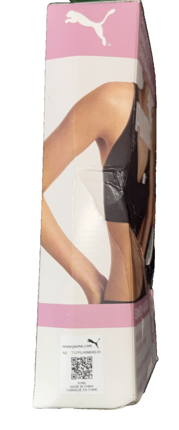 Puma 2 Pack Sports Bra Colors Grey And Black Size XXL