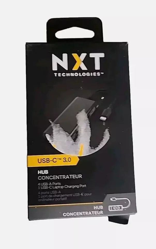 NXT Technologies 4-Port USB-C Hub - Expand Your Device Connectivity – nxt techglasse tempered screen protector for iphone x