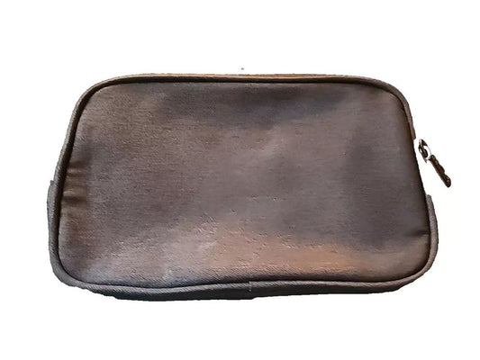 E-Tree 7 inch Canvas Zippered Small Bag, Mini Travel Makeup Carrying Case, Unbranded – a brown leather purse with a zipper