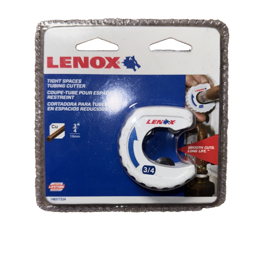 LENOX 14831TS34 TUBING CUTTER 3/4 INCH TIGHT SPOT