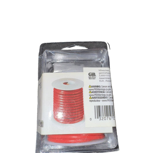 Gardner Bender AMW-328 GB Xtreme Primary Wire 35' 18 AWG, Red – a red cable with a white background
